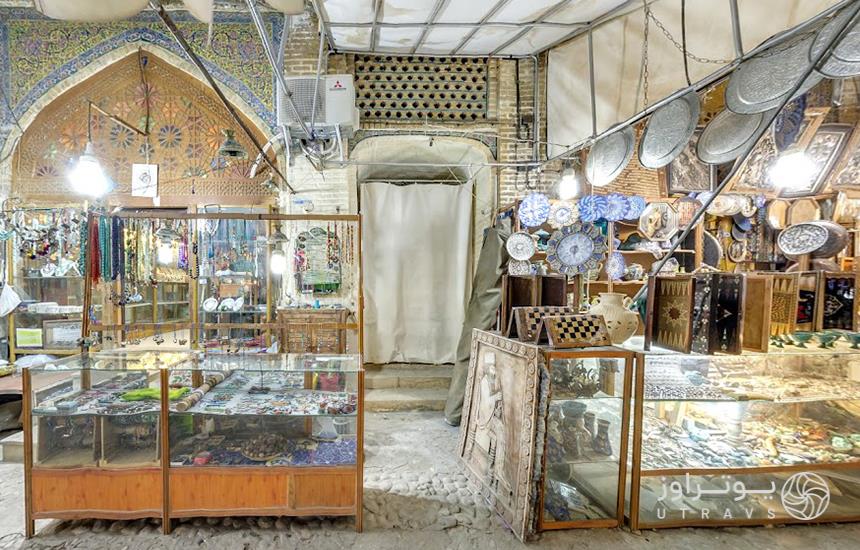 نقره فروشی در سرای مشیر شیراز 